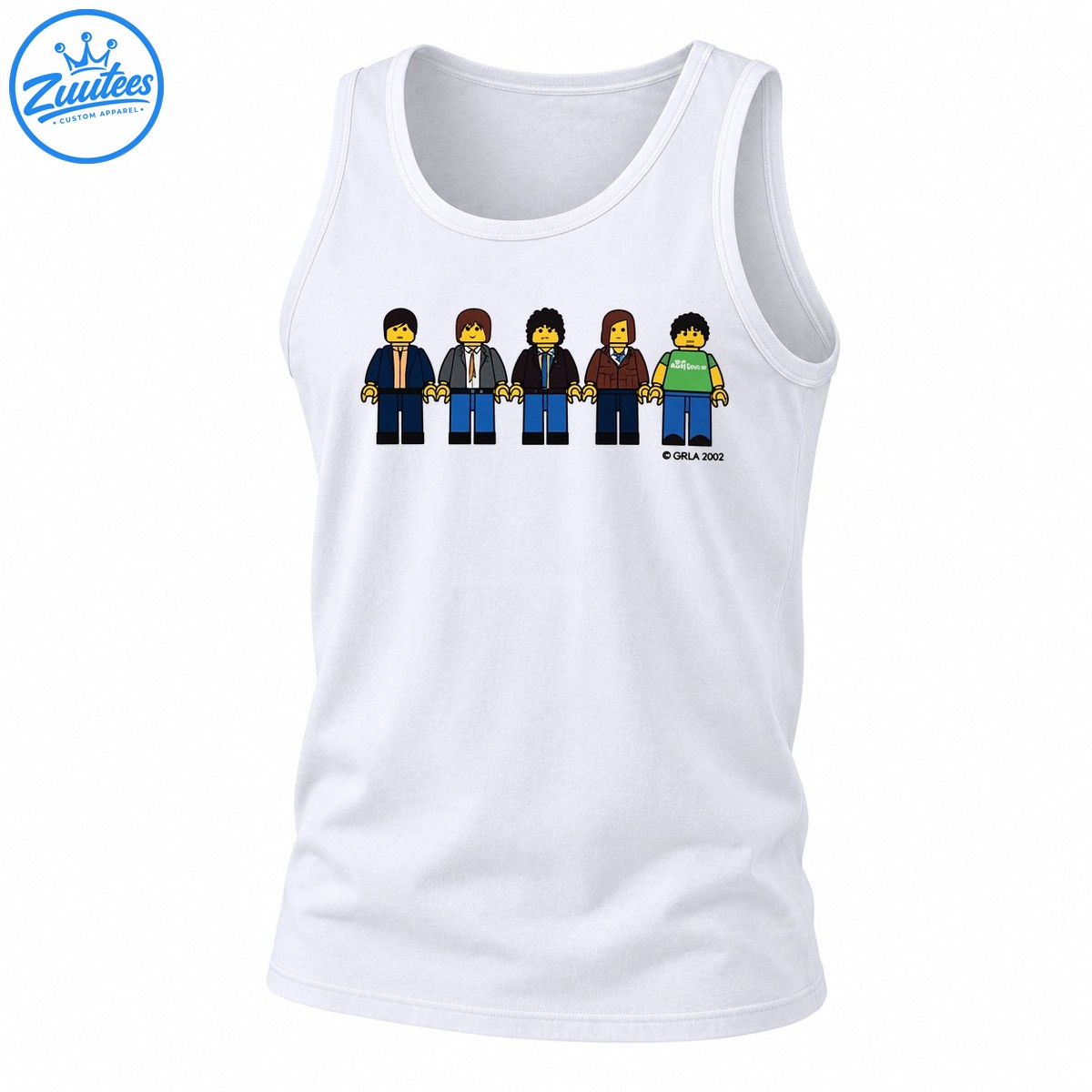 Lego Minifigure Style Band Music Tank Top