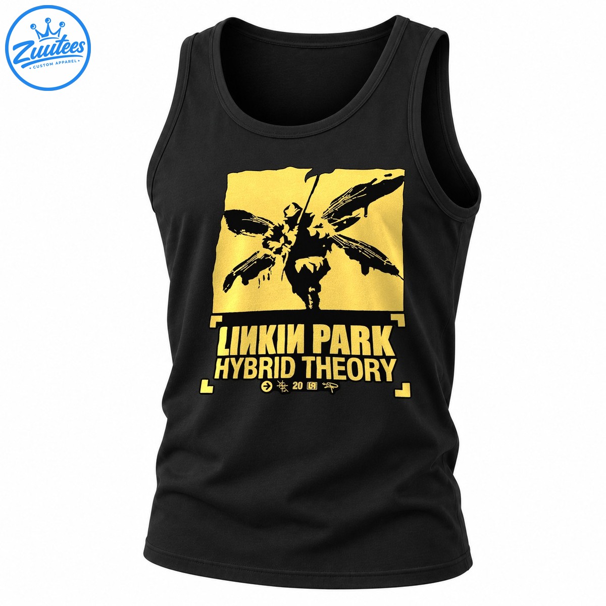 Linkin Park Hybrid Theory 20th Anniversary Distressed Graphic Tank Top
