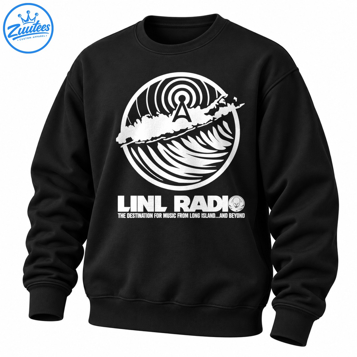 LINL Radio Long Island Waves Graphic Sweatshirt