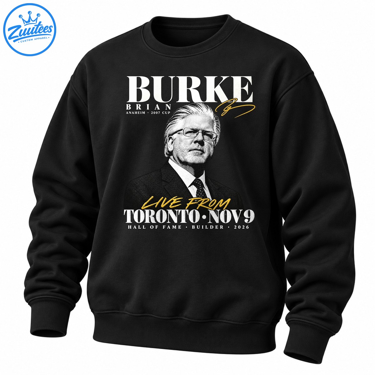Live From Toronto Nov 9 Brian Burke Vintage Graphic Sweatshirt
