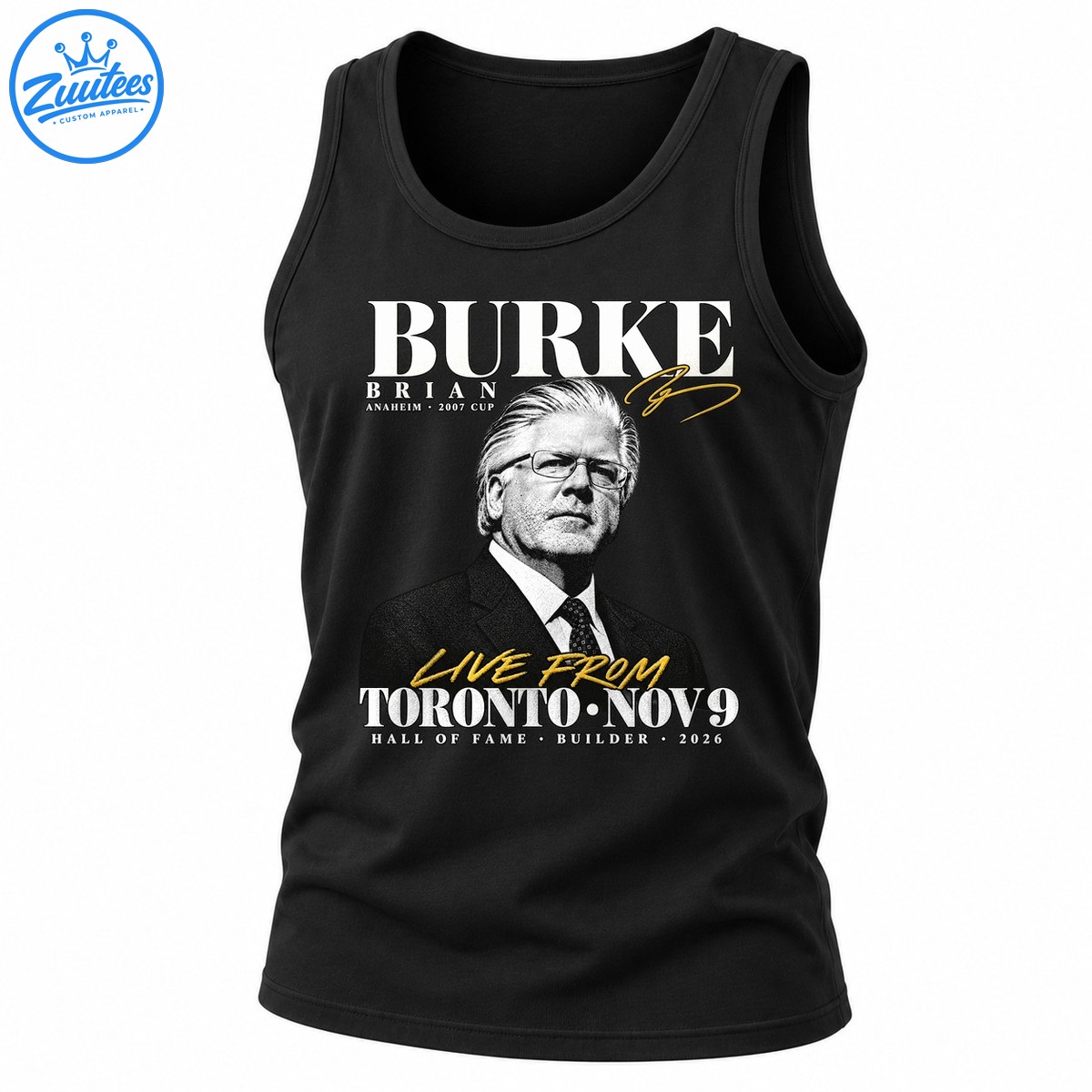 Live From Toronto Nov 9 Brian Burke Vintage Graphic Tank Top