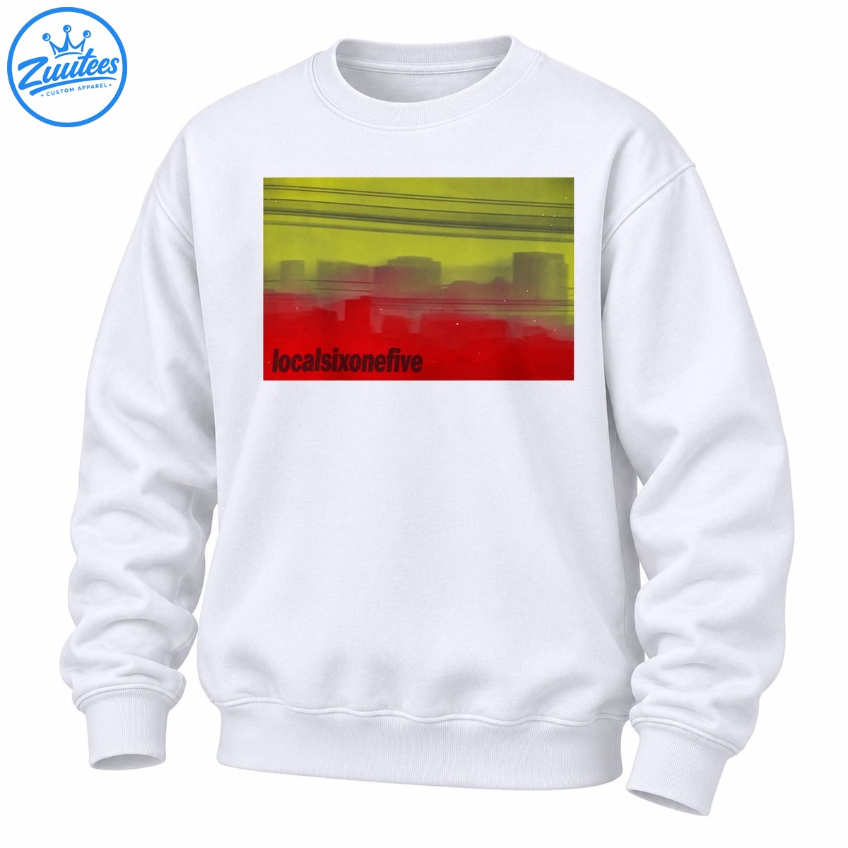 Localsixonefive City Skyline Nashville 615 Sweatshirt
