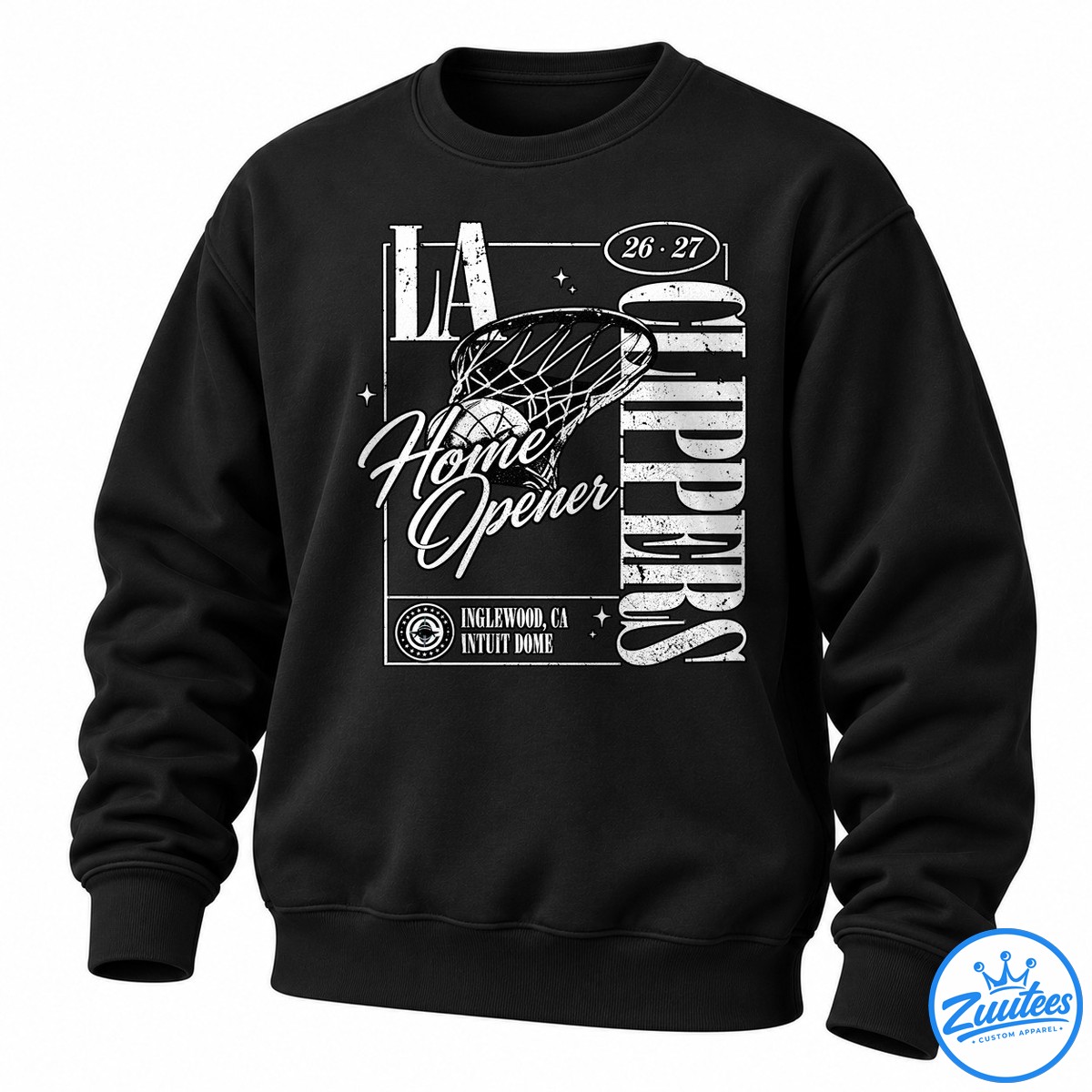 Los Angeles Clippers Home Opener Dates Schedule Sweatshirt
