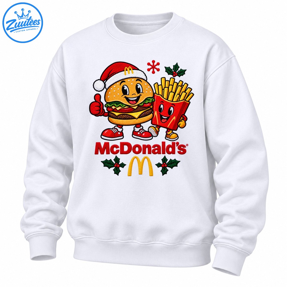 Mcdonald’s Merry Christmas Mascot Sweatshirt