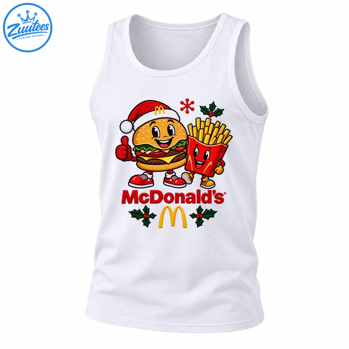Mcdonald’s Merry Christmas Mascot Tank Top