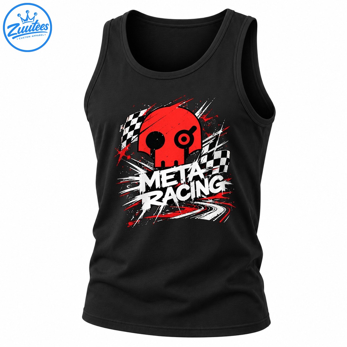 Meta Racing Skull Motorsport Graphic Tank Top