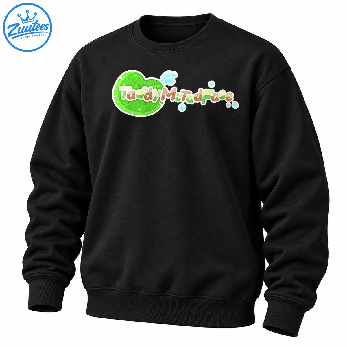 Milf Taddy Mctad Face Man I Love Frogs Sweatshirt