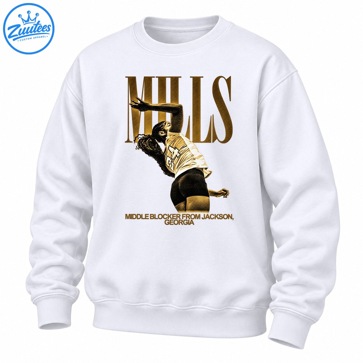 Mills Middle Blocker From Jackson Georgia Sweatshirt