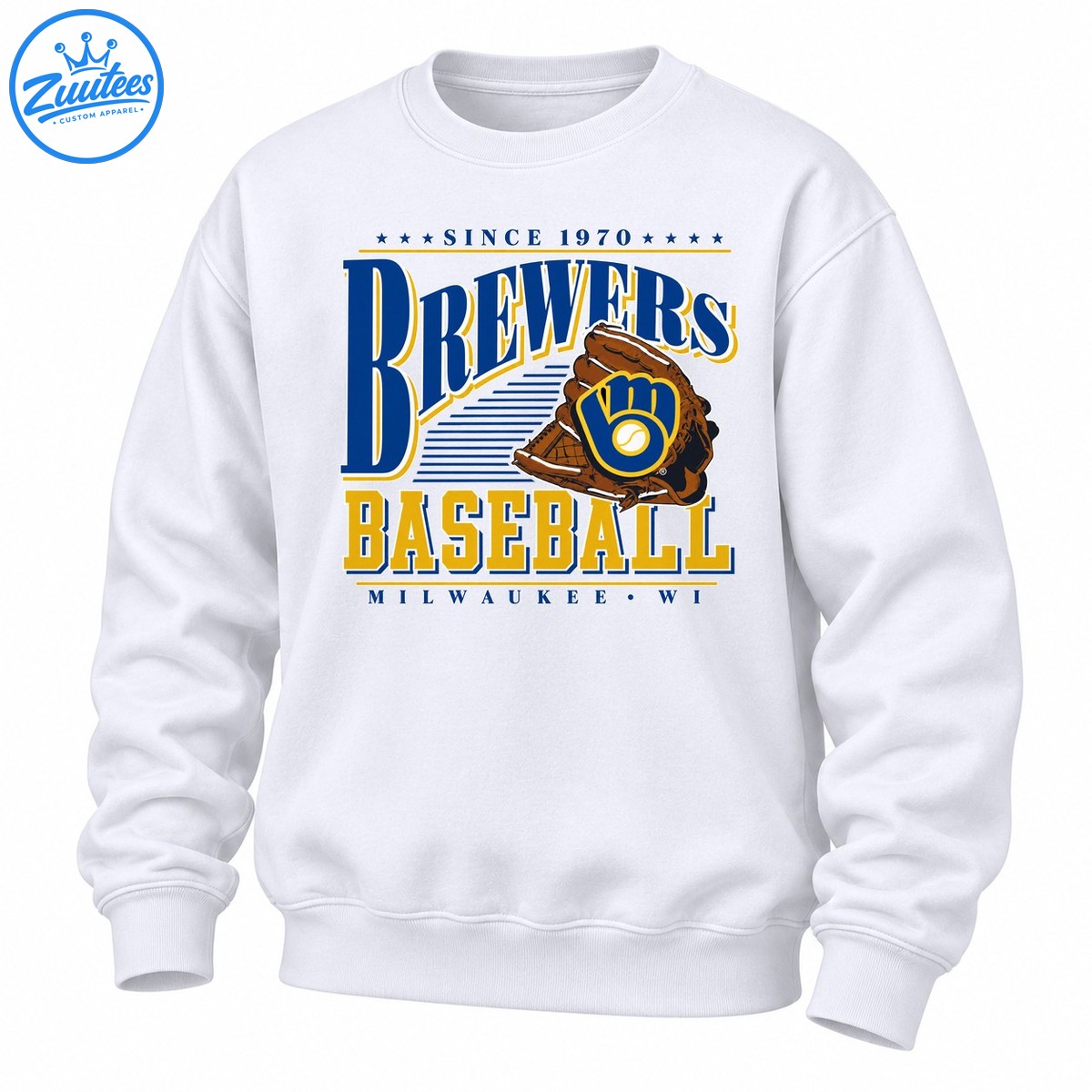 Milwaukee Brewers Baseball Since 1970 Mlb Sweatshirt