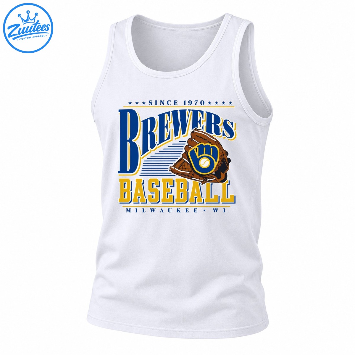 Milwaukee Brewers Baseball Since 1970 Mlb Tank Top