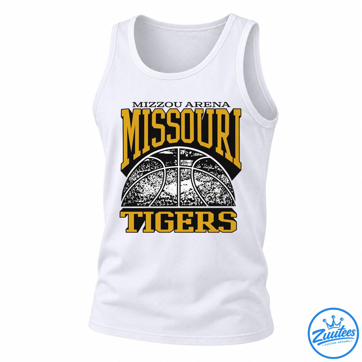 Missouri Tigers Mizzou Arena College Basketball Graphic Tank Top