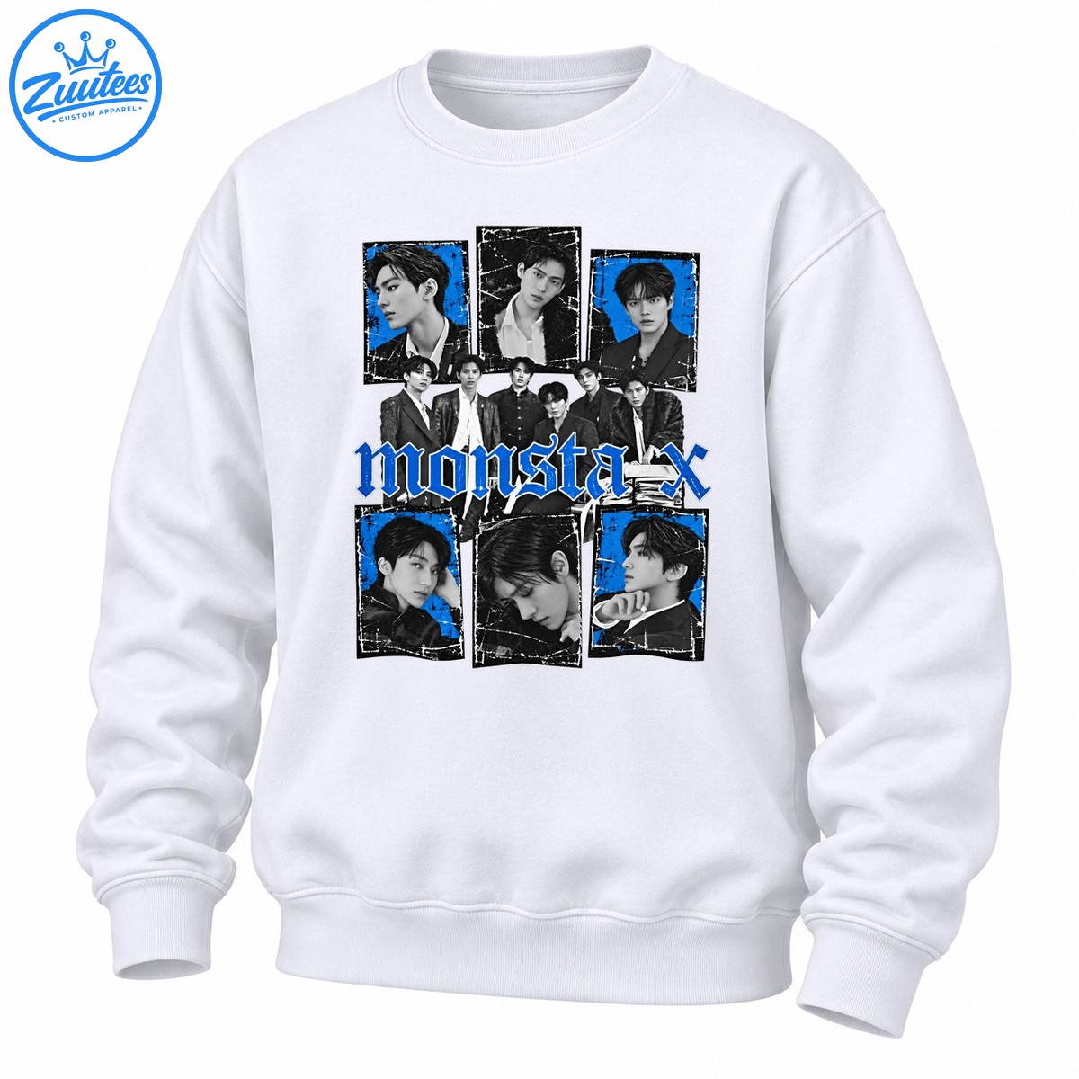 Monsta X Group Portrait K-pop Boy Band Sweatshirt