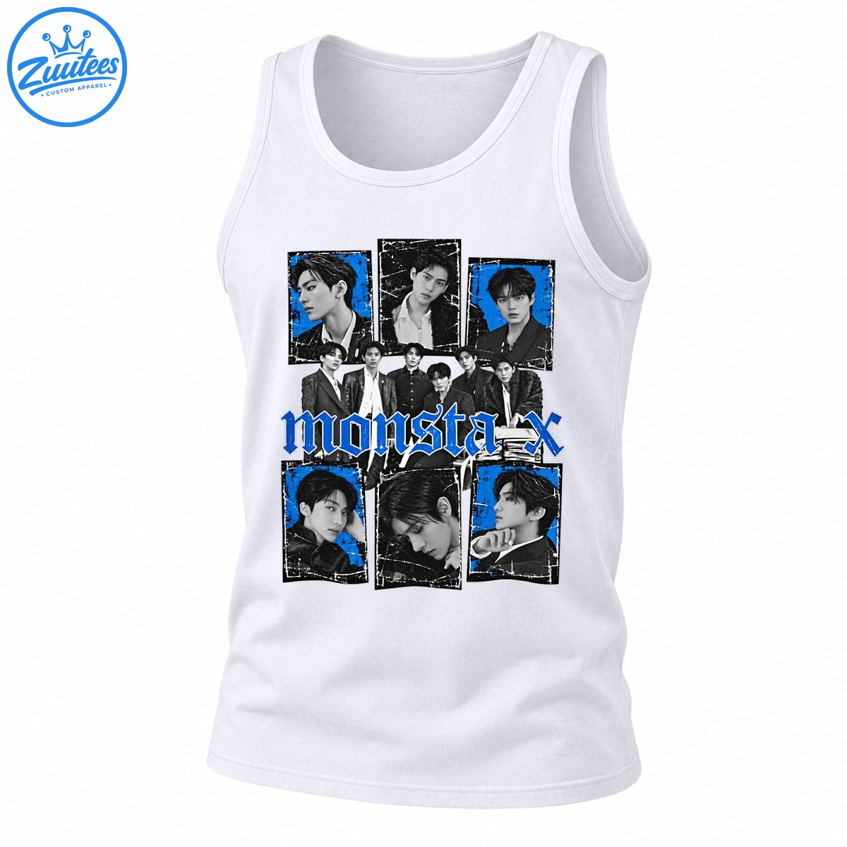Monsta X Group Portrait K-pop Boy Band Tank Top