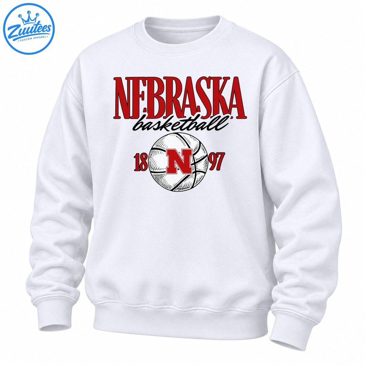 Nebraska Huskers Basketball 1897 Sweatshirt