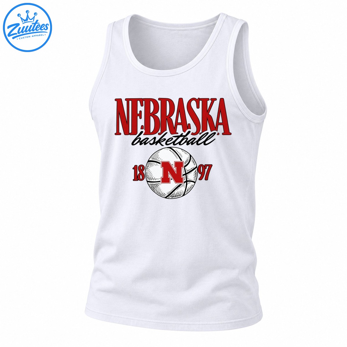 Nebraska Huskers Basketball 1897 Tank Top