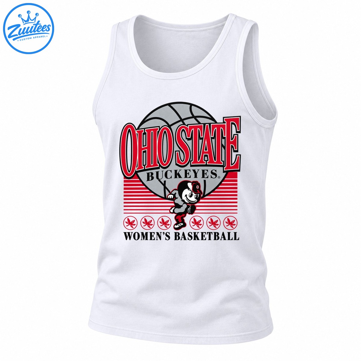 Ohio State Buckeyes Brutus Basketball Mascot Tank Top