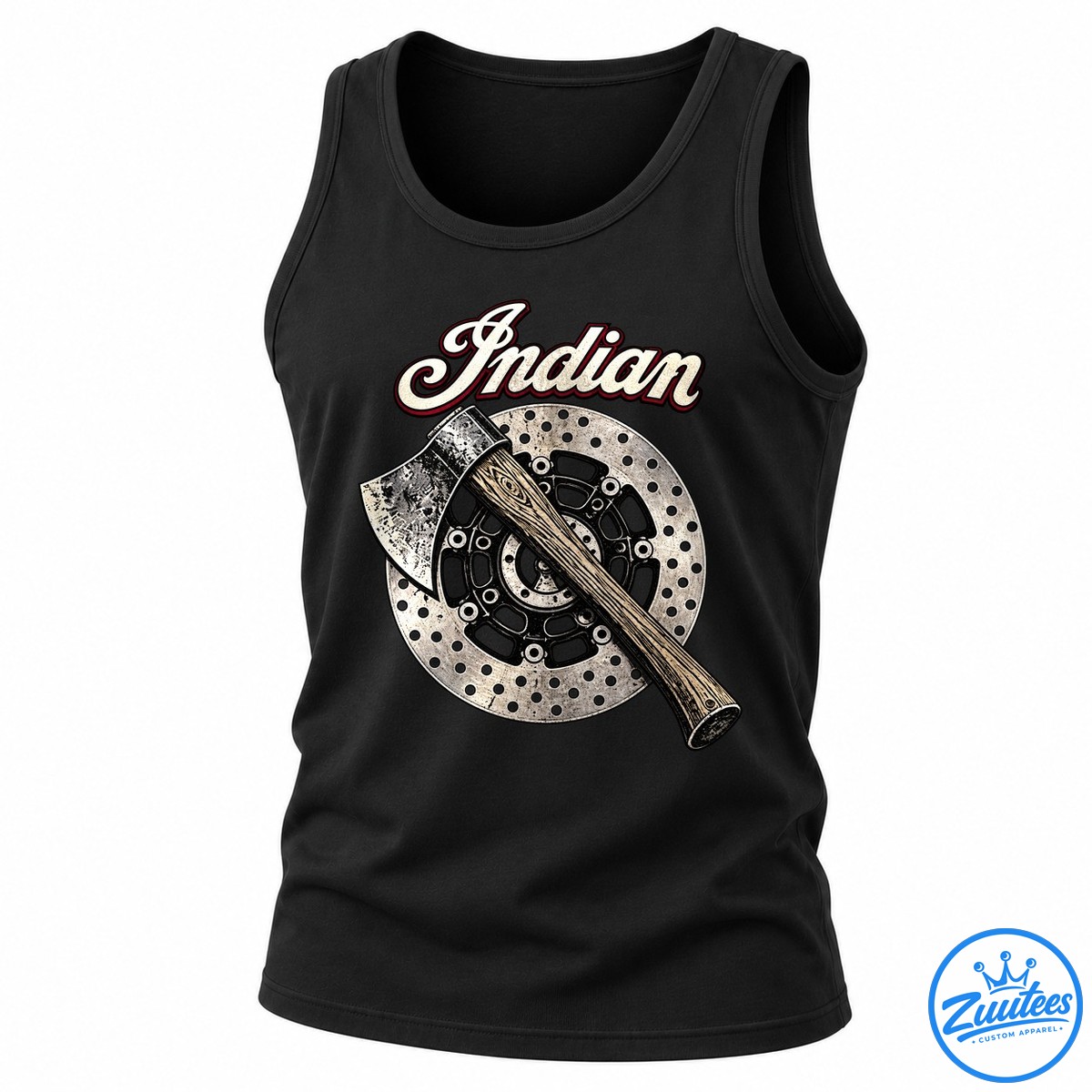 Olentzero X Indian Motorcycle Fueled By Charcoal And Gasoline Tank Top