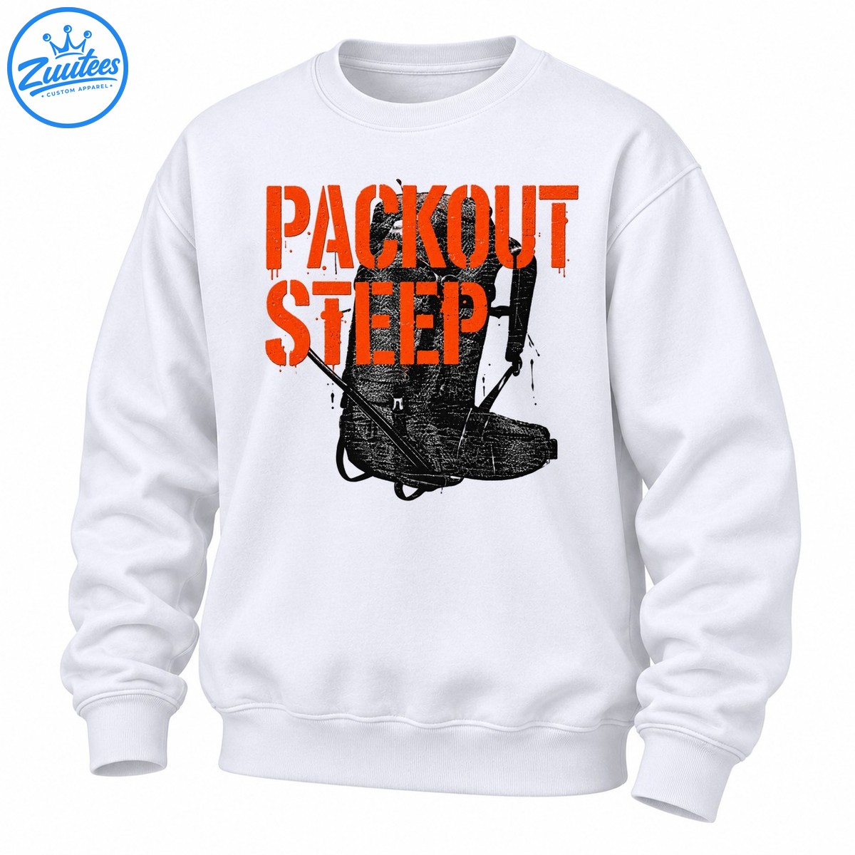 Packout Steep Distressed Hiking Boot Graphic Sweatshirt