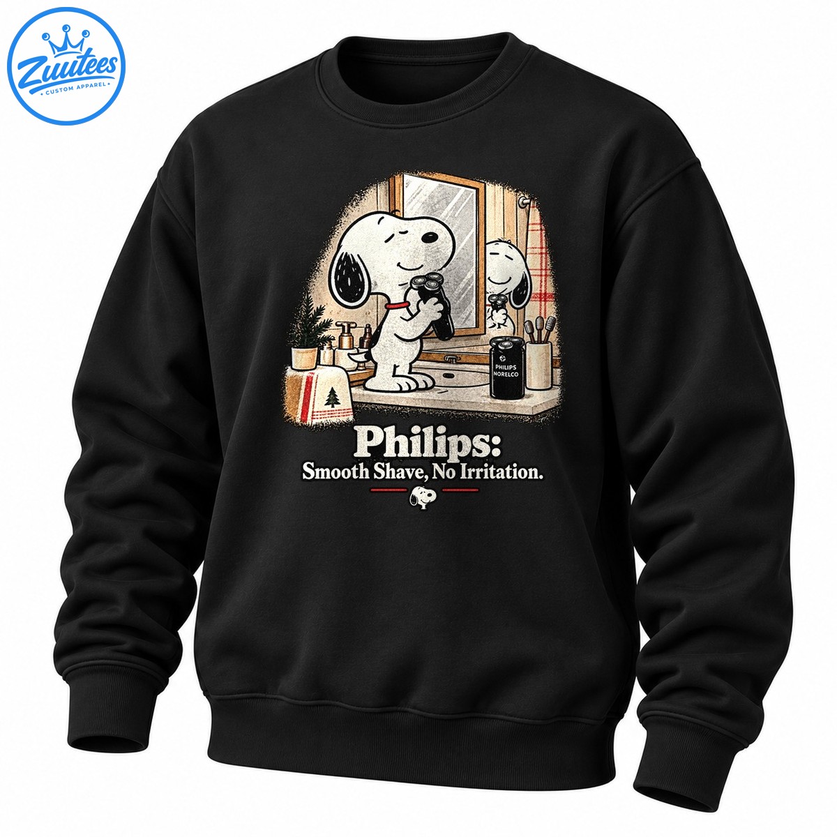 Philips Smooth Shave No Irritation Snoopy Vintage Sweatshirt