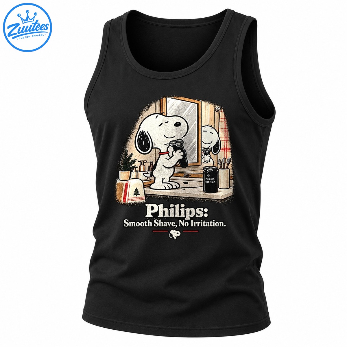 Philips Smooth Shave No Irritation Snoopy Vintage Tank Top