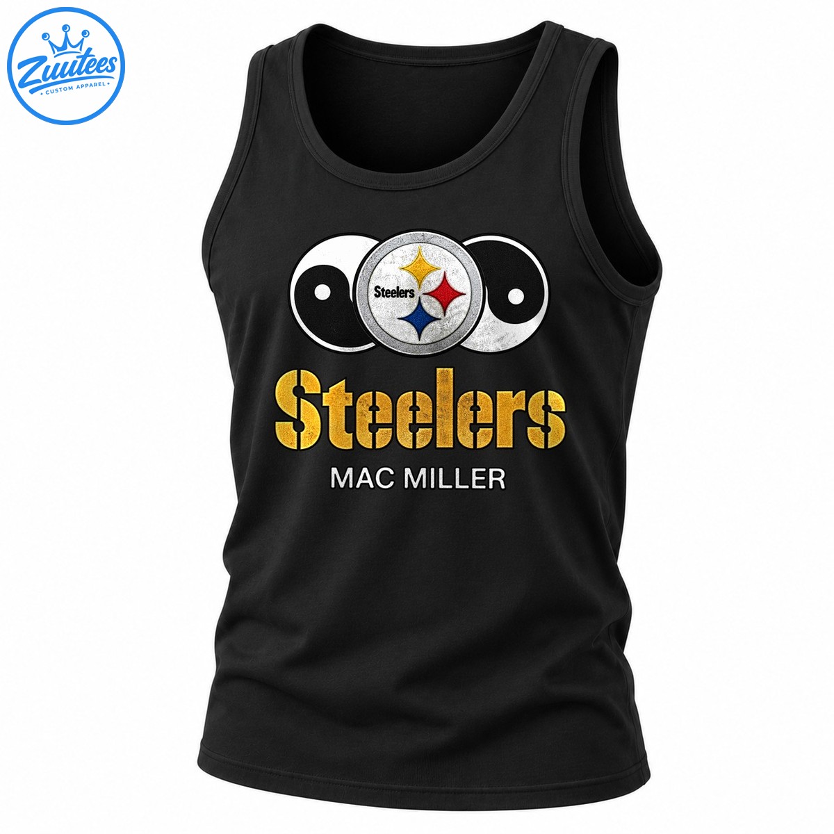 Pittsburgh Steelers × Mac Miller 92 Til Infinity Name And Number Tank Top