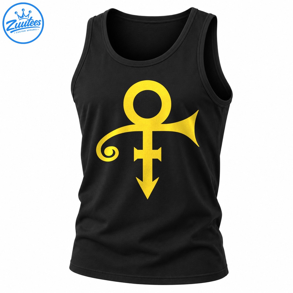 Prince Love Symbol Golden Yellow Music Icon Tank Top