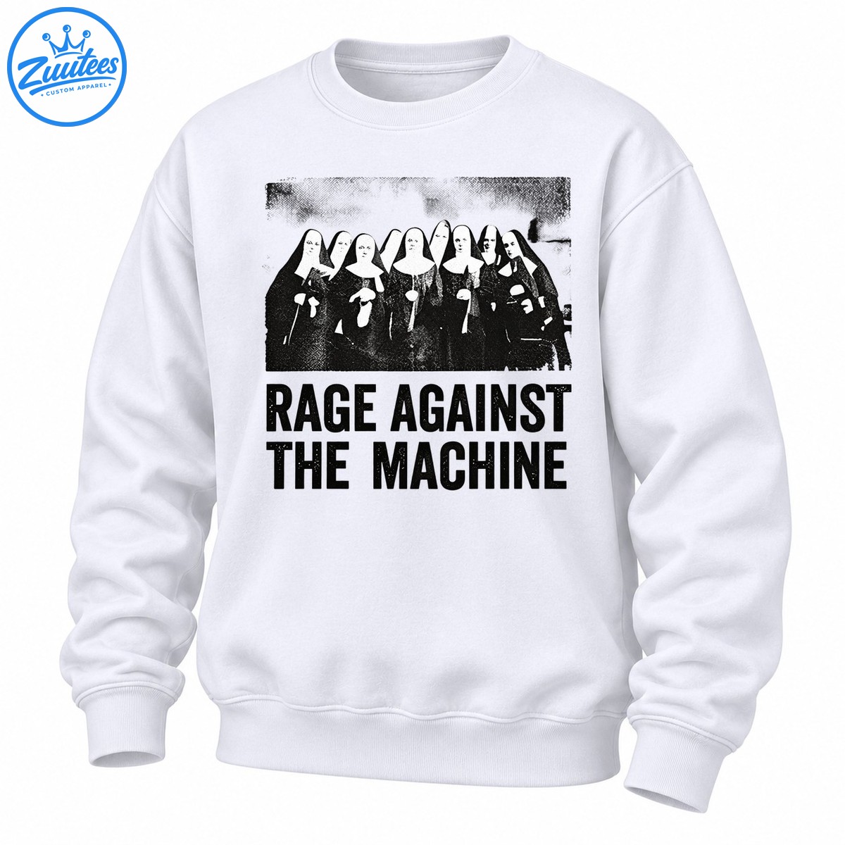 Rage Against The Machine Nuns Distressed Sweatshirt