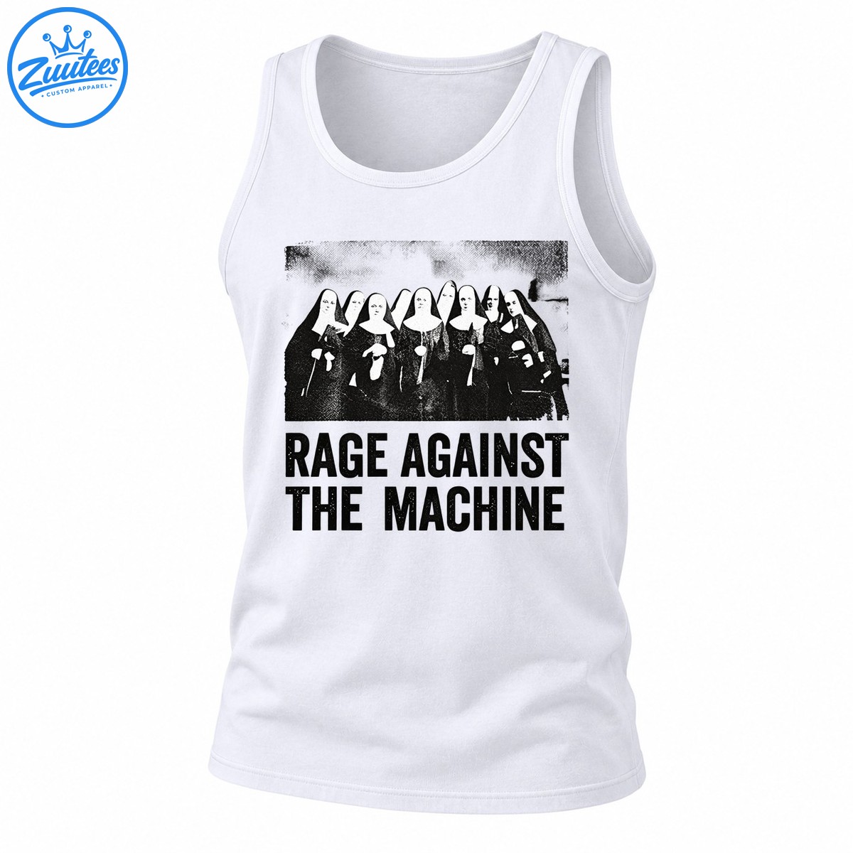 Rage Against The Machine Nuns Distressed Tank Top