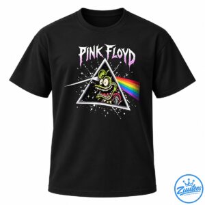 Rat Fink X Pink Floyd Tune Into The Unknown Astronaut Moon Rover Rainbow Shirt