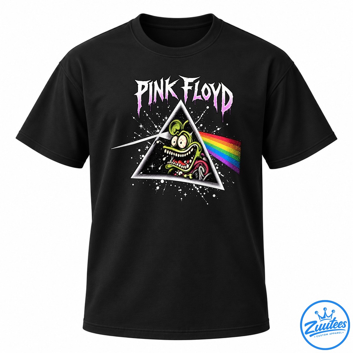 Rat Fink X Pink Floyd Tune Into The Unknown Astronaut Moon Rover Rainbow Shirt Rat Fink X Pink Floyd Tune Into The Unknown Astronaut Moon Rover Rainbow Shirt