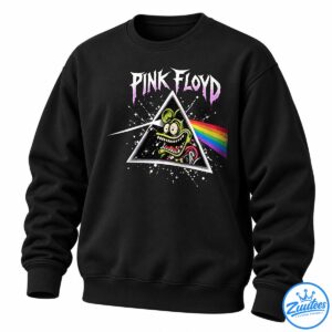Rat Fink X Pink Floyd Tune Into The Unknown Astronaut Moon Rover Rainbow Shirt