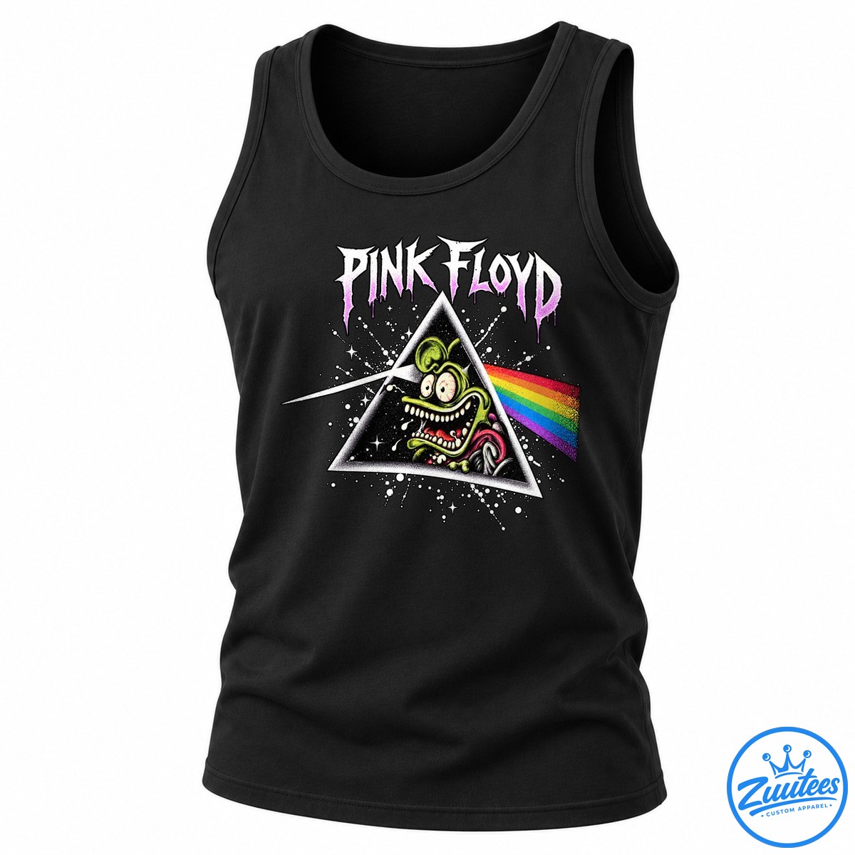 Rat Fink X Pink Floyd Tune Into The Unknown Astronaut Moon Rover Rainbow Shirt Rat Fink X Pink Floyd Tune Into The Unknown Astronaut Moon Rover Rainbow Shirt
