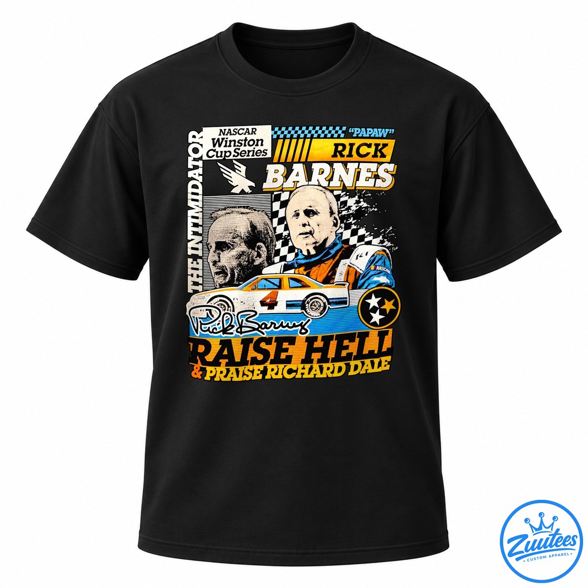 Rick Barnes The Intimidator Papaw Nascar Winston Cup Series Signature Shirt Rick Barnes The Intimidator Papaw Nascar Winston Cup Series Signature Shirt