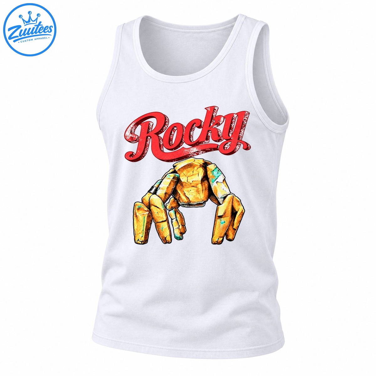 Rocky Distressed Rock Creature Tank Top