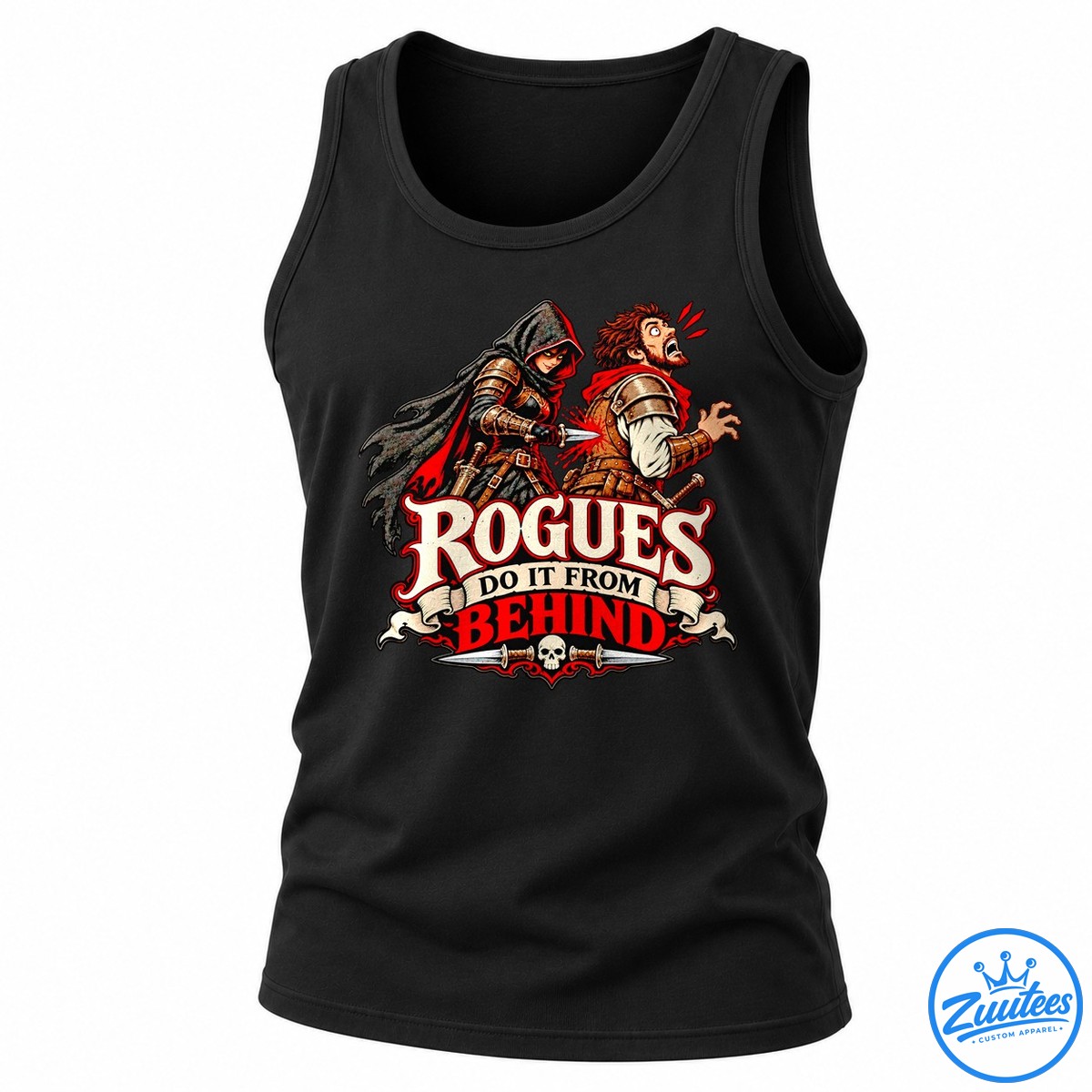 Rogues Do It From Behind Fantasy Assassin Shirt Rogues Do It From Behind Fantasy Assassin Shirt