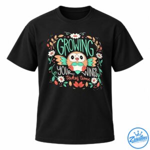 Rowlet Growing Your Wings Takes Time Pokemon Shirt