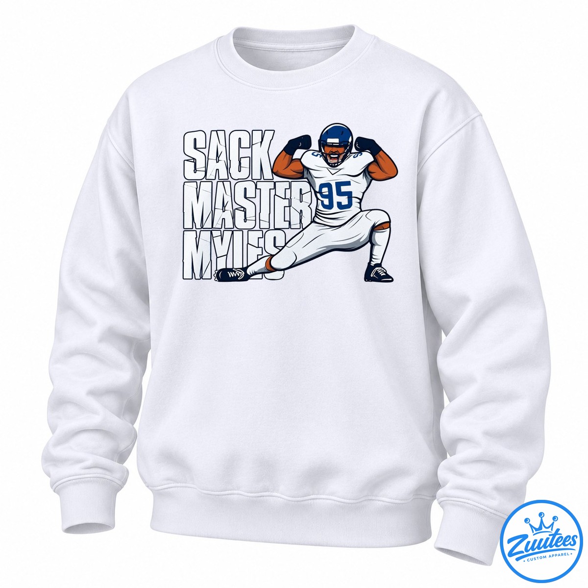 Sack Master Myles American Football Defensive End Nfl Fan Sweatshirt