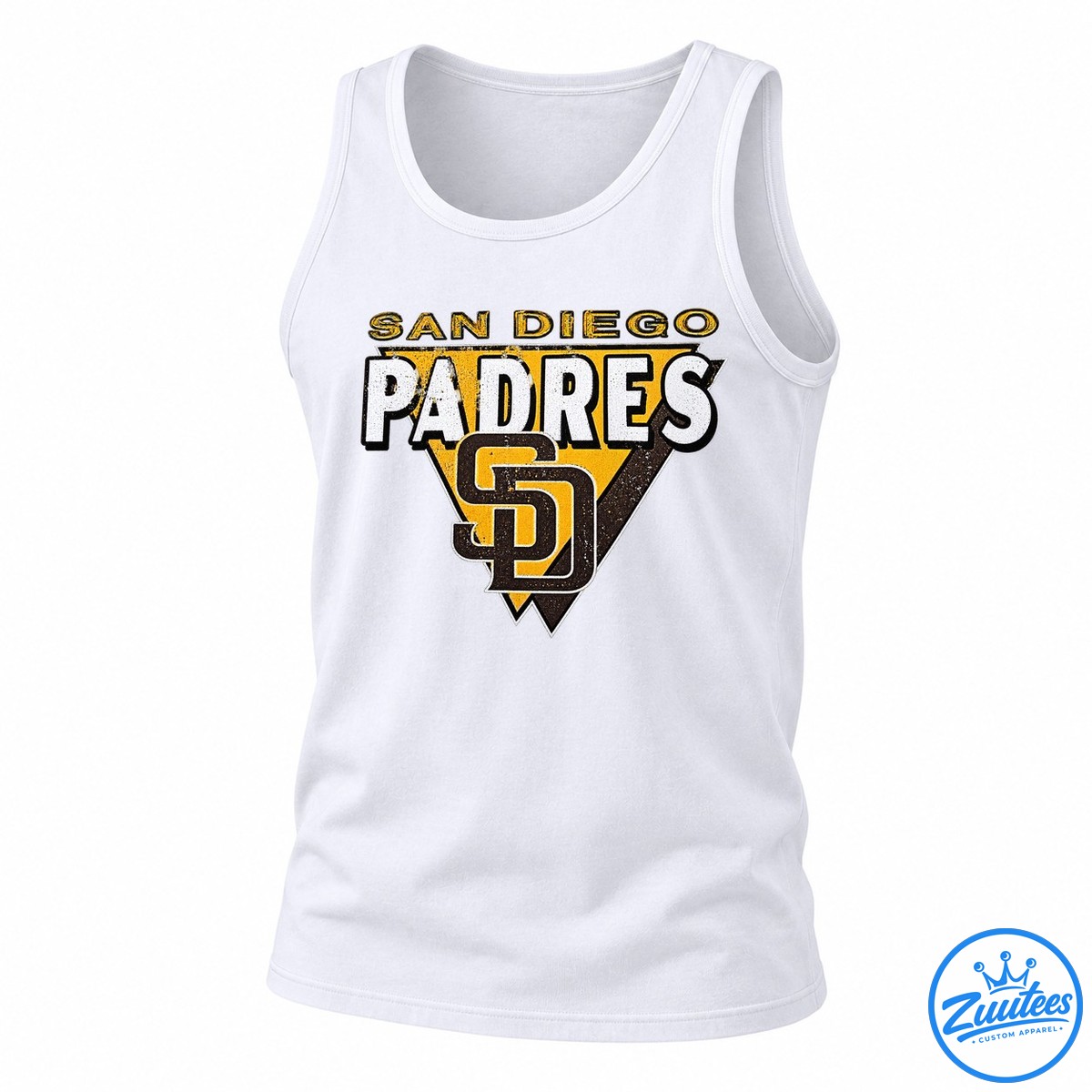 San Diego Padres Friar Faithful Logo Tank Top