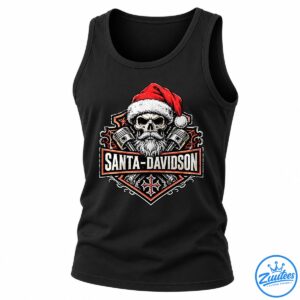 Santa Claus X Harley Davidson Santa Davidson Riding Hard On Christmas Eve Shirt