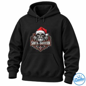 Santa Claus X Harley Davidson Santa Davidson Riding Hard On Christmas Eve Shirt