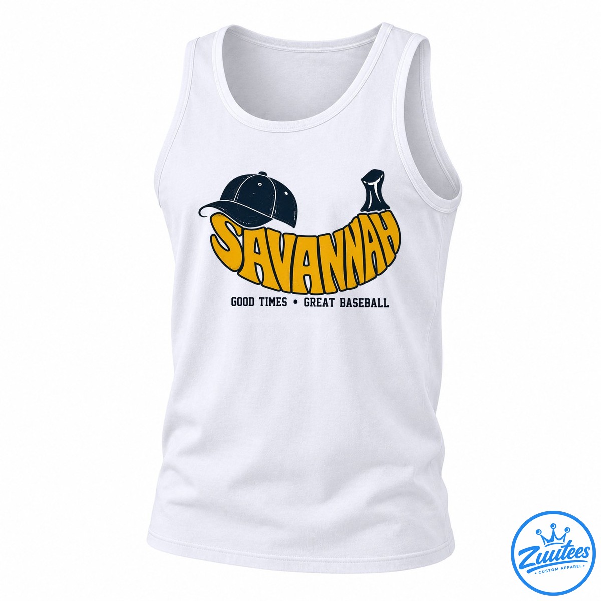 Savannah Bananas Good Times Great Baseball Tank Top