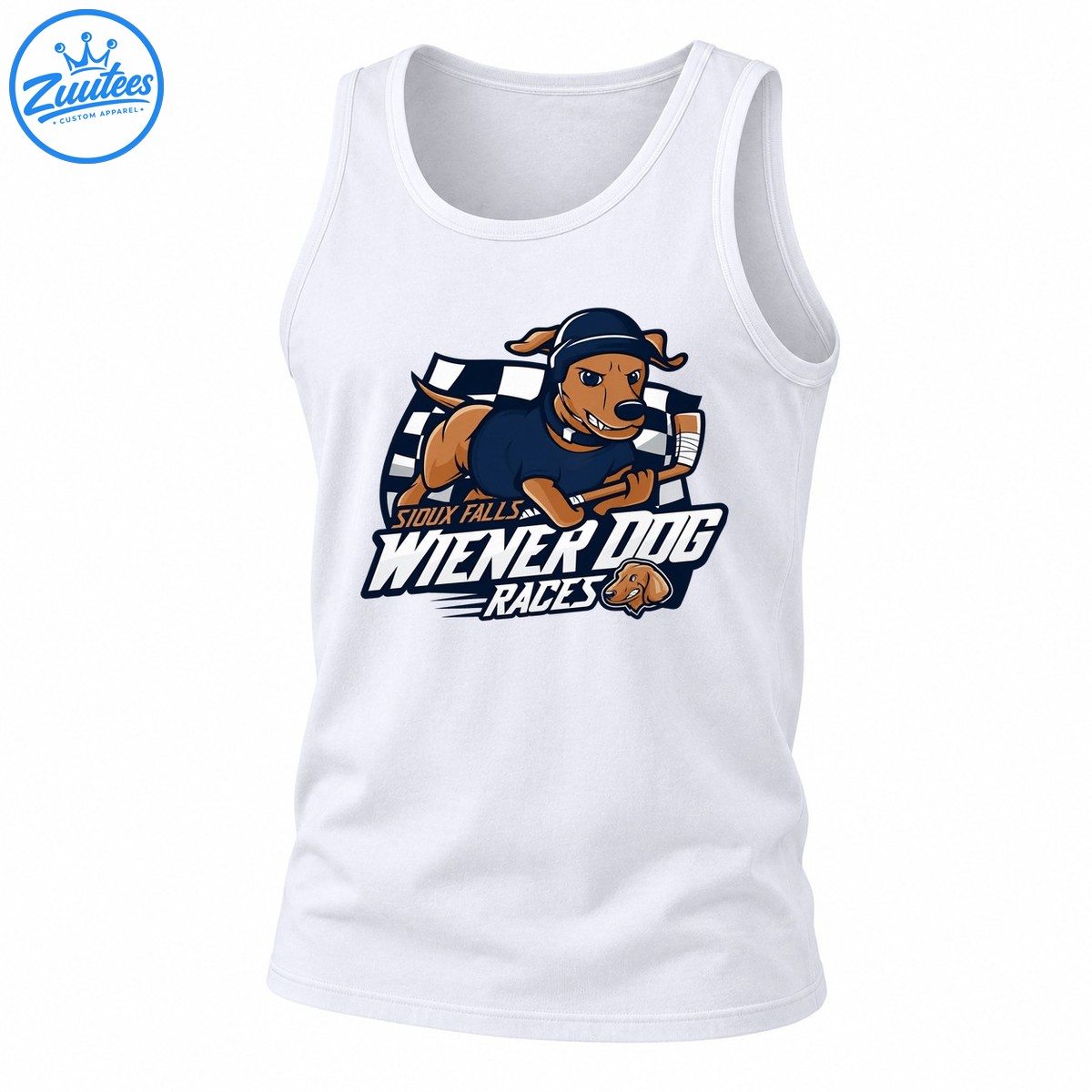 Sioux Falls Wiener Dog Races Dachshund Tank Top