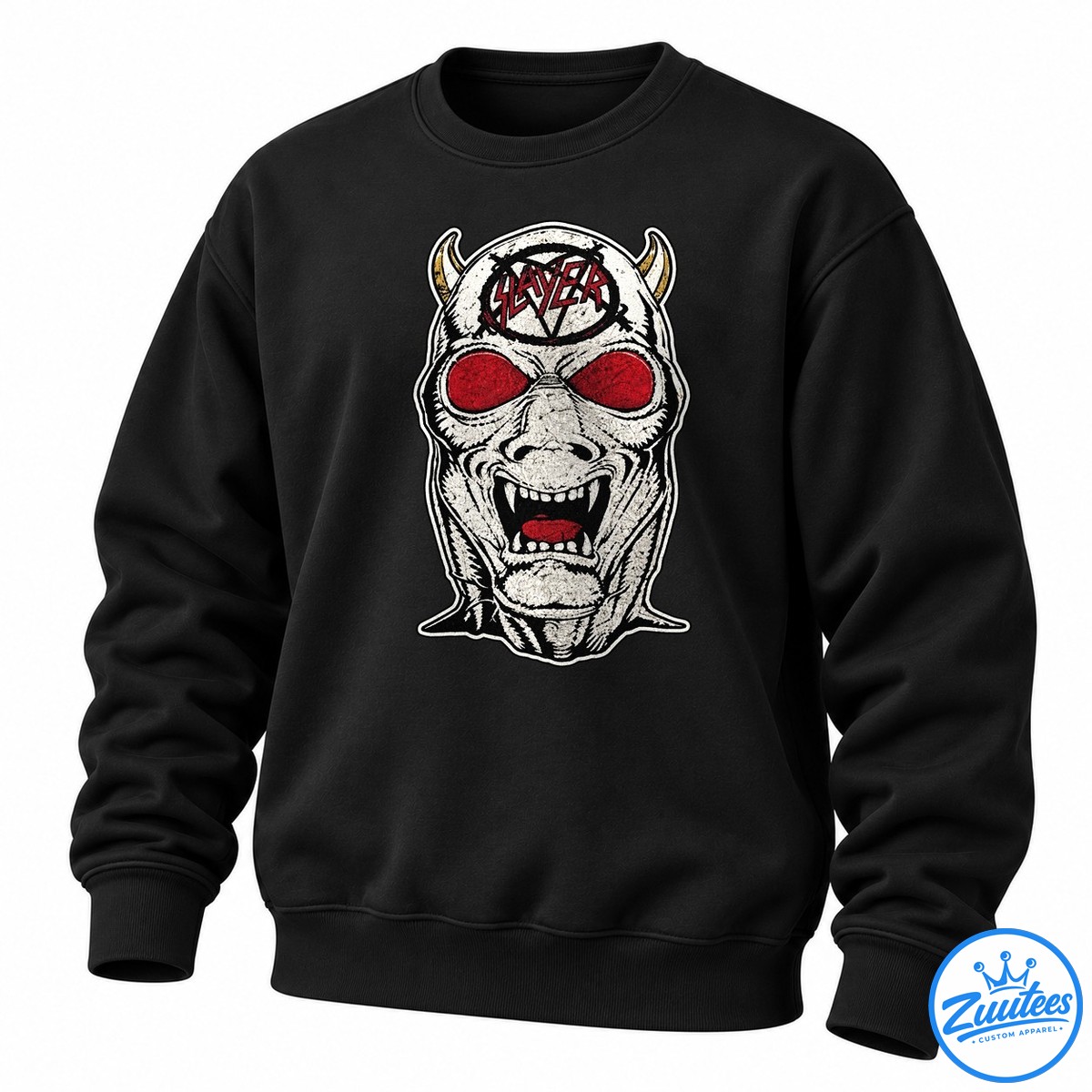 Slayer Mexico Reign In Blood 40th Anniversary Criminally Insane Logo Sweatshirt