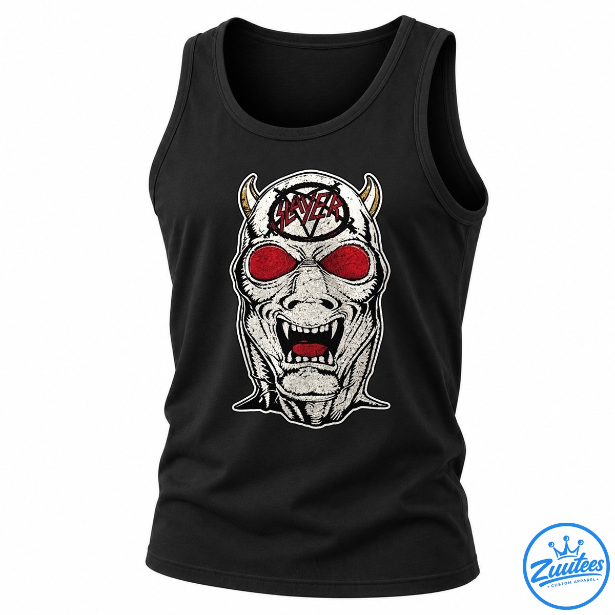 Slayer Mexico Reign In Blood 40th Anniversary Criminally Insane Logo Tank Top