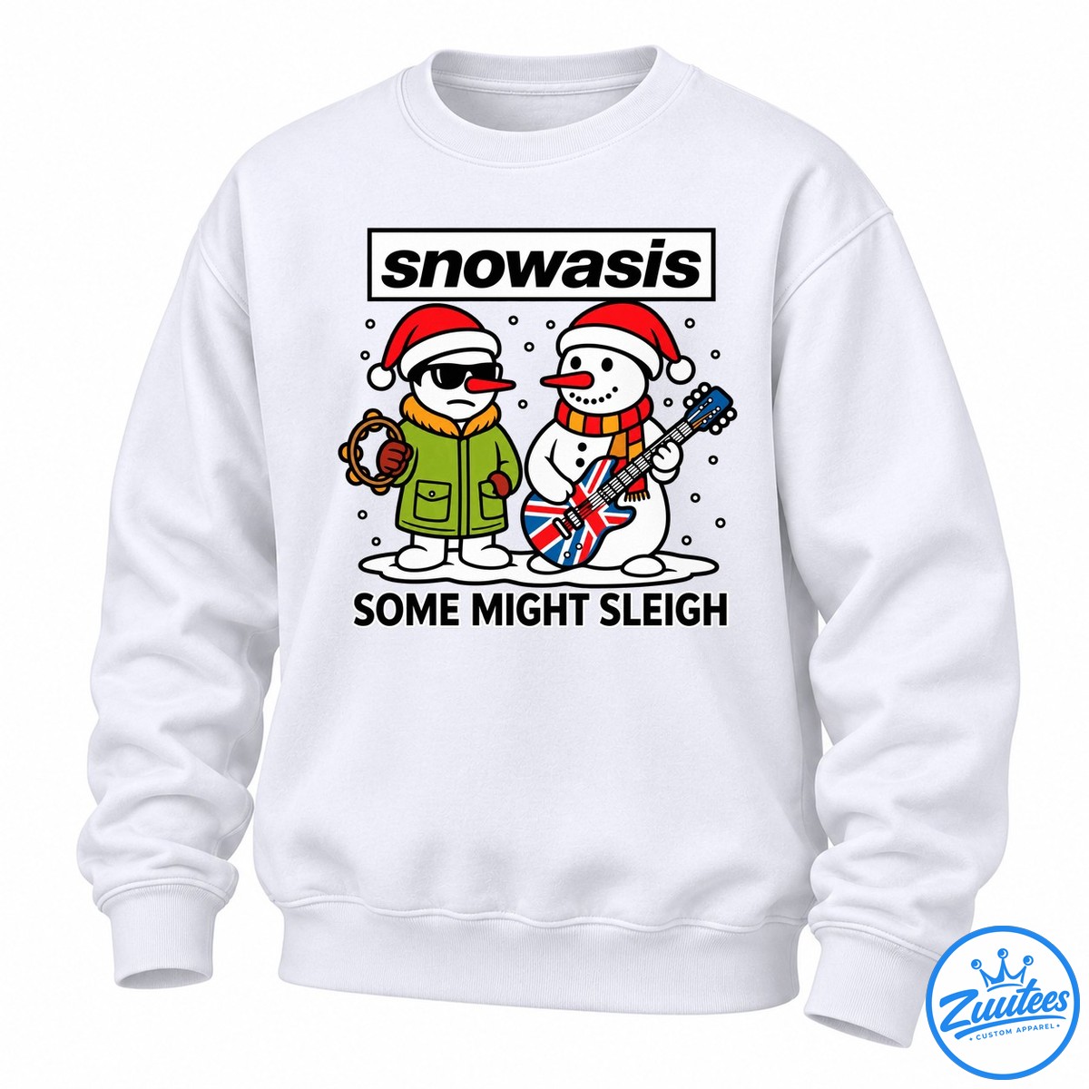 Snowasis Some Might Sleigh Oasis Britpop Shirt Snowasis Some Might Sleigh Oasis Britpop Shirt