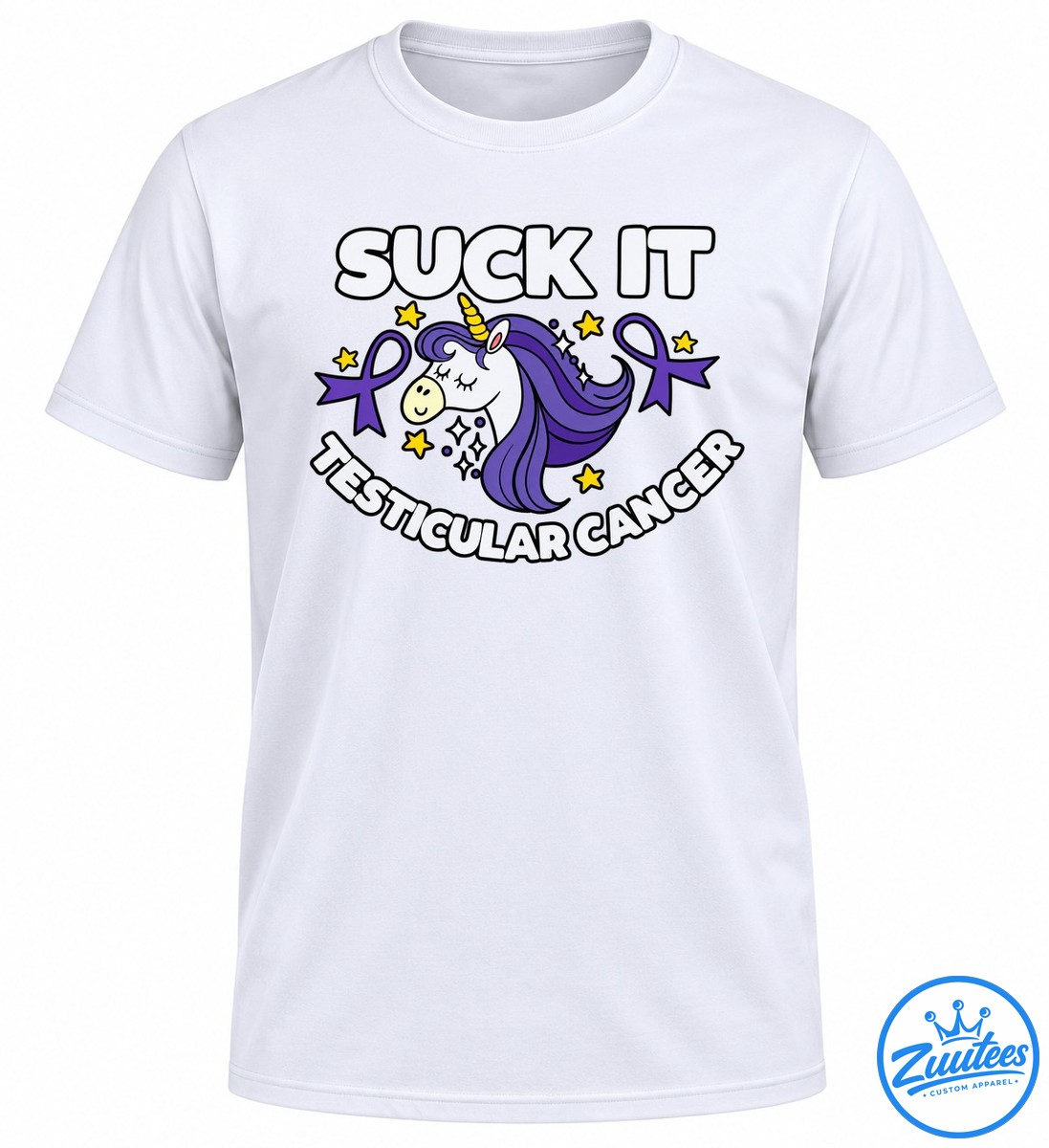 Suck It Testicular Cancer Unicorn Awareness Shirt Suck It Testicular Cancer Unicorn Awareness Shirt