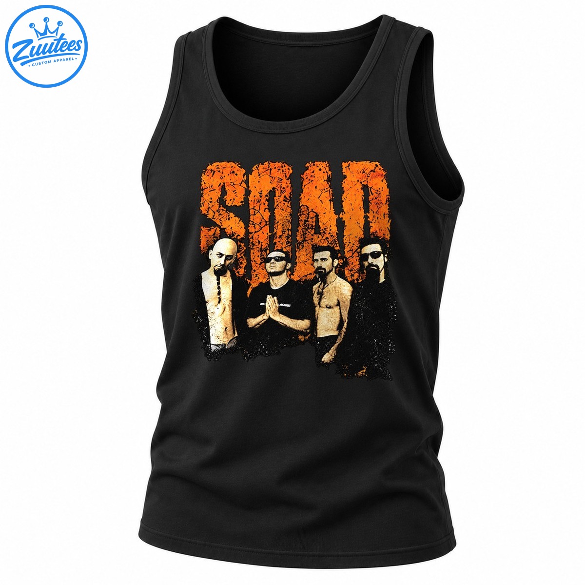 System Of A Down Soad Sick New World Vintage Photo Tank Top