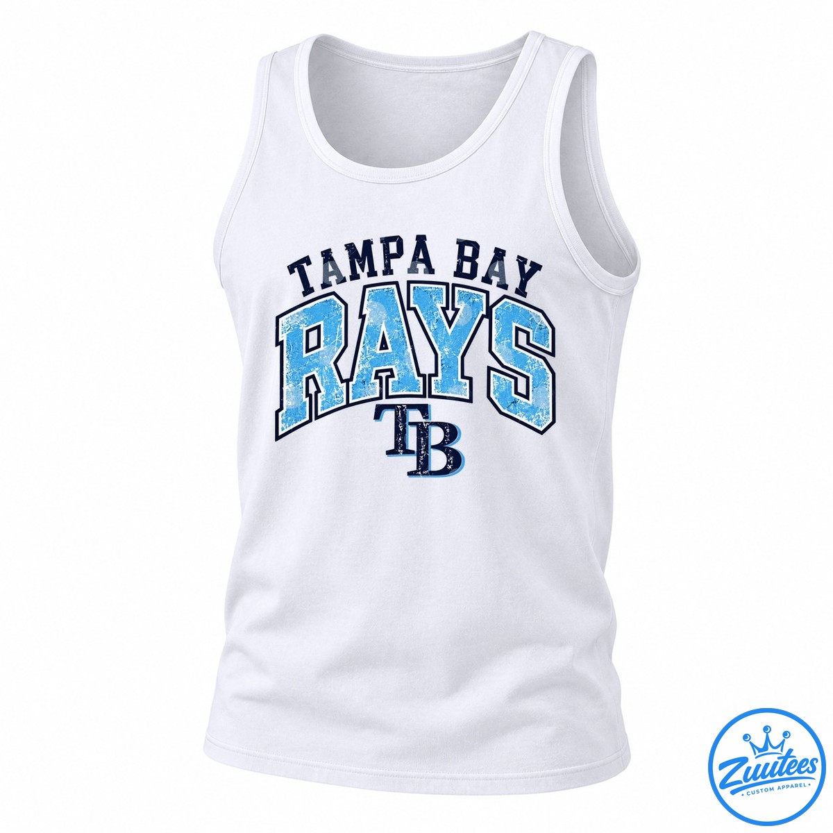 Tampa Bay Rays Distressed Tb Logo Mlb Baseball Shirt Tampa Bay Rays Distressed Tb Logo Mlb Baseball Shirt