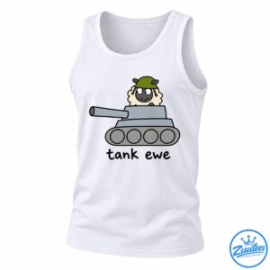 Tank Ewe Sheep Pun Cute Shirt