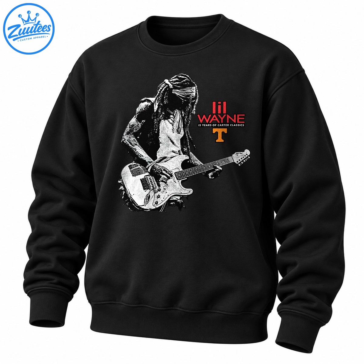 Tennessee Volunteers X Lil Wayne 20 Years Of Carter Artwork Sweatshirt